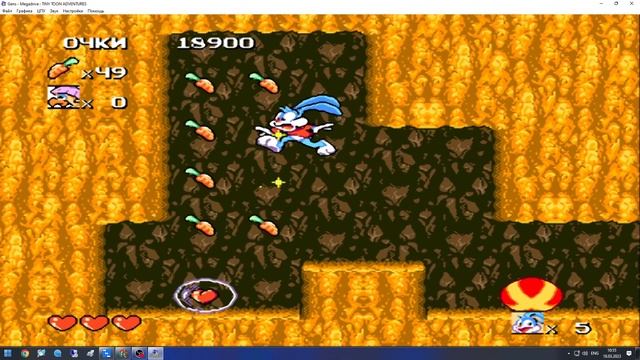 Tiny Toon Adventures: Buster's Hidden Treasure прохождение #1 смотреть онлайн