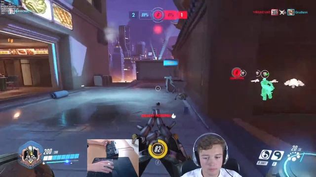 OverWatch | Миша качает аим у Маккри | #16 | #MichNOGA смотреть онлайн