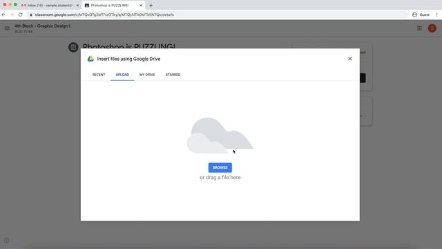How to Attach File to Google Classroom Assignment смотреть онлайн