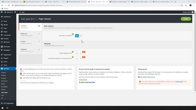 Anti-Spam (Free) Wordpress Tutorial & Setup (Akismet alternative) смотреть онлайн