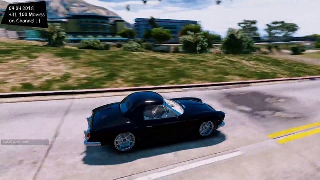 Mercedes Benz 190 SL Grand Theft Auto V M.G.V.A. MODs Gta5-mods _REVIEW смотреть онлайн