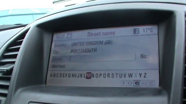 How To Set A Destination On A Vauxhall Insignia Satellite Navigation System смотреть онлайн