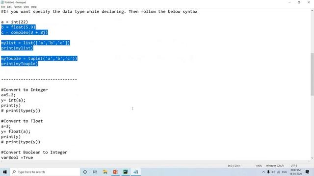 #9 Python Data Types in Telugu |Data Types in Python | Python in Telugu| Python Data Types | Python смотреть онлайн