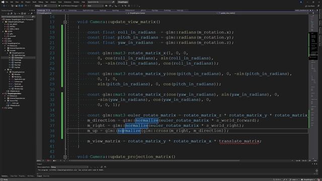 3D Game Engine | 30 | Углы Эйлера, двигаем и вращаем камеру смотреть онлайн
