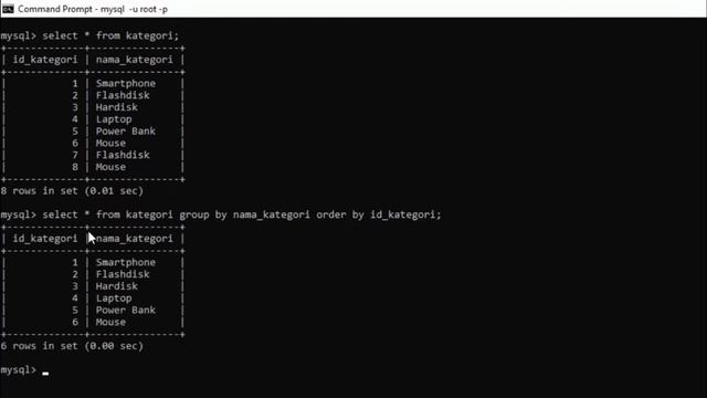 Tutorial MySQL #5 Filter Data Dengan Group By Dan Distinct смотреть онлайн