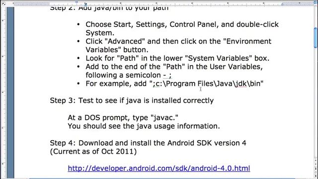 Andoid Dev Environment INSTALL on Windows - Part 1 смотреть онлайн