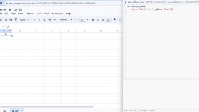 Python in google sheet смотреть онлайн