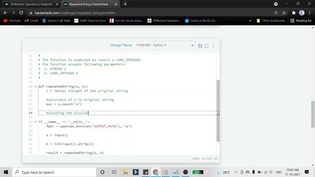 Repeated String | HackerRank Solution in python смотреть онлайн