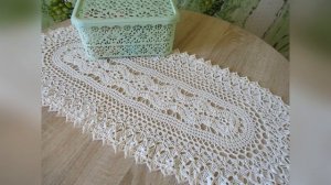 ОВАЛЬНАЯ САЛФЕТКА КРЮЧКОМ НЕОБЫКНОВЕННОЙ КРАСОТЫ - ОБЗОР МАСТЕР КЛАССА