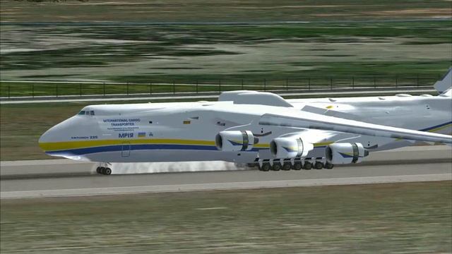 Atterrissage Olbia Vue tour (AN225) смотреть онлайн