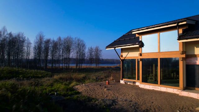 Аэросъёмка дома в Вуоксела. Съёмка с квадрокоптера недвижимости и участков в СПб и Лен. области. смотреть онлайн