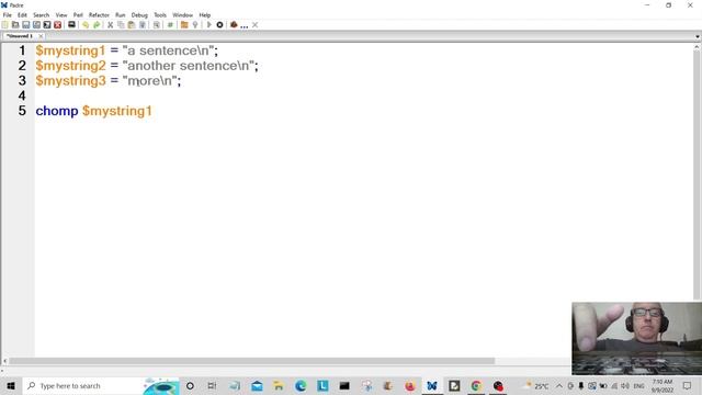Perl Programming Tutorial - Basic Strings & Chomp 2022 смотреть онлайн