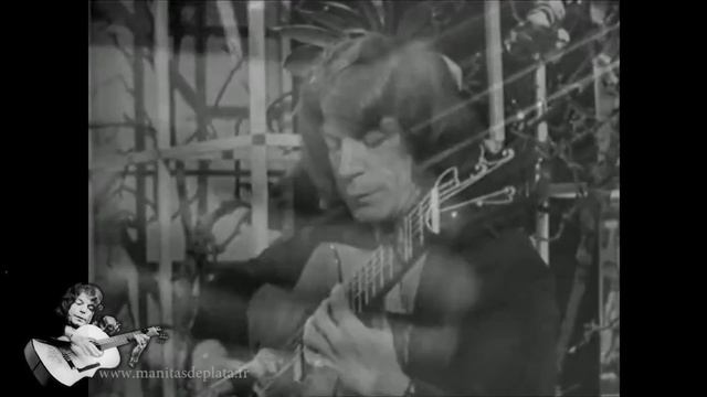 Manitas de Plata in beautiful flamenco music, RARE - MUST SEE смотреть онлайн