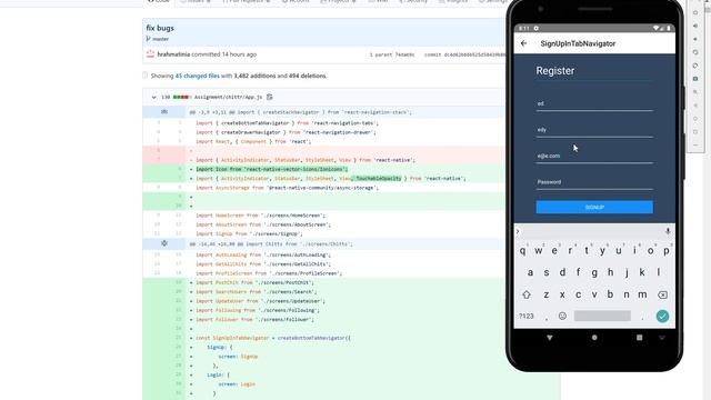 twitter app using React Native смотреть онлайн