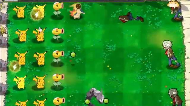 Pokemon VS Zombies Gameplay