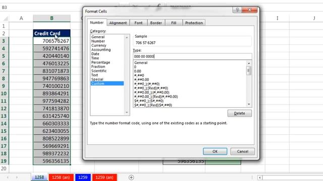 Excel Magic Trick 1258: Add Spaces Between Digits: Custom Number Format & TEXT Function смотреть онлайн