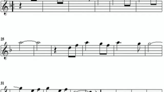 Огонёк. Саксофон-Альт .Ноты. Минус. смотреть онлайн