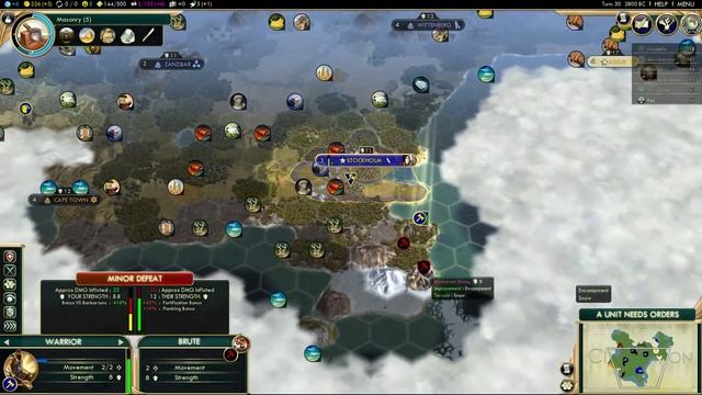 Civilization 5 Brave New World Let's Play - Immortal Sweden - #2 - "Stone Circles" смотреть онлайн