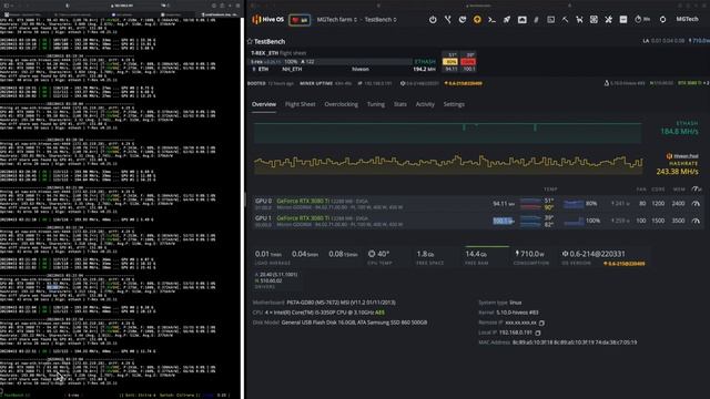RTX 3080 TI GETS TO 100MH WITH NEW LHR UNLOCK смотреть онлайн