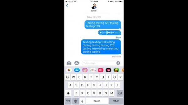 Speak or Hand Write Text in iMessage | Quest For Answers