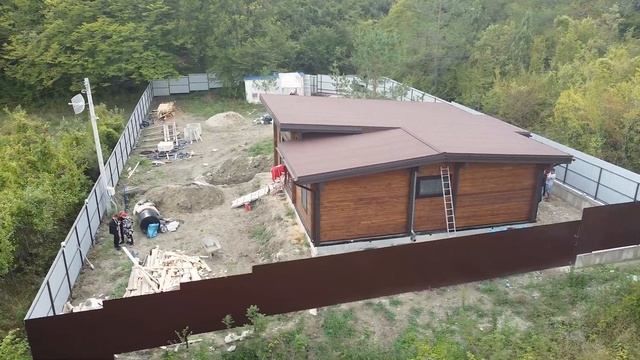 Дом из клееного бруса в Джанхоте смотреть онлайн