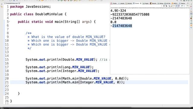 Tricky Interview Question: What is the MIN_Value of Double and Float in #Java смотреть онлайн