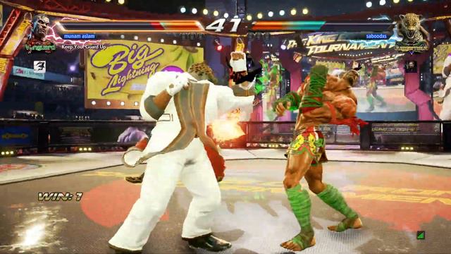 KING VS FAHKUMRAM ONLINE TEKKEN 7 смотреть онлайн