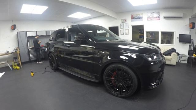 Range Rover Sport Matt Metallic Night Blue Wrap смотреть онлайн