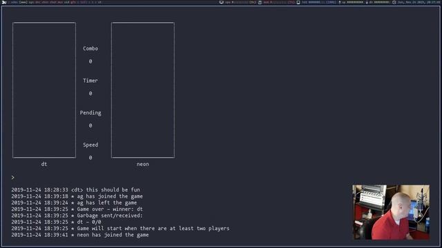 Netris Is An Online Multiplayer Tetris Clone смотреть онлайн