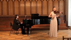 Ж. Массне «Размышление», Новикова Прасковья, скрипка, соло