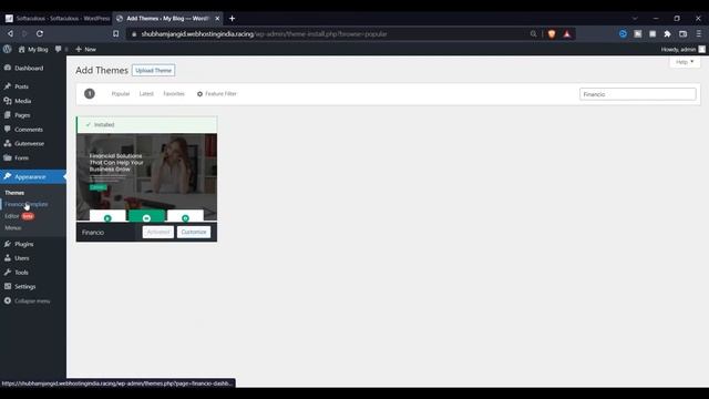 How to Create Financial Website In WordPress Using Financio Theme смотреть онлайн