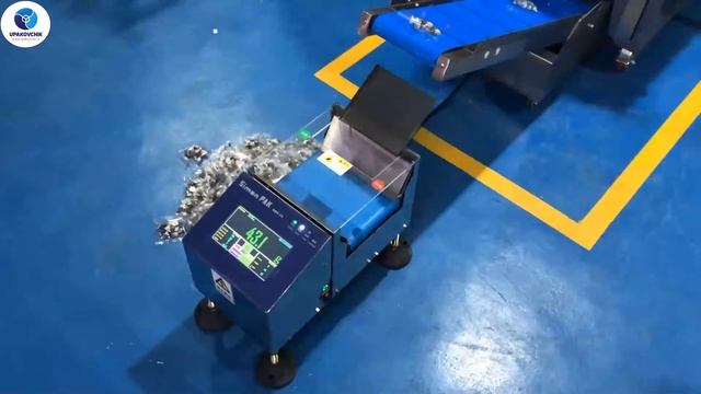 Упаковочный автомат для болтов, гаек, шайб с штучным дозатором. смотреть онлайн