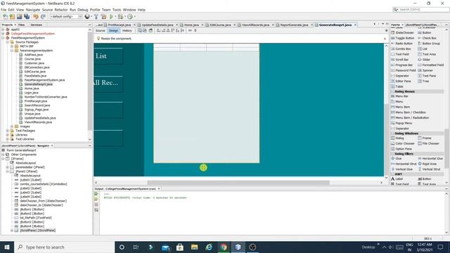 Part-25 JAVA- Fees Management System | Create Report page | Unique Developer| смотреть онлайн