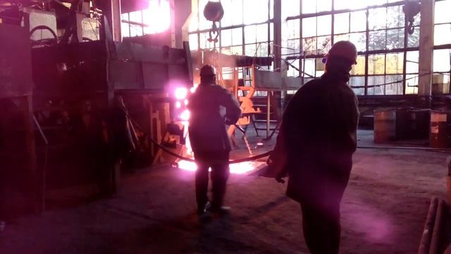 Слив, дуговая печь. смотреть онлайн