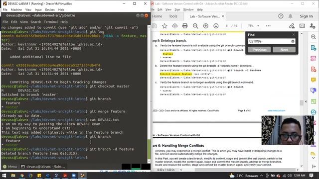 Belajar DevNet - 3.3.11 Lab - Software Version Control with Git смотреть онлайн