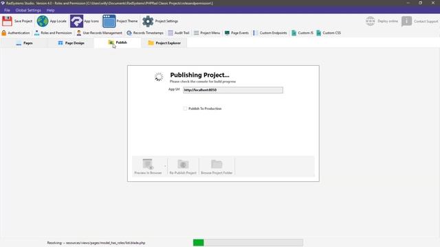 Radsystems Tutorial - How to Configure the Roles and Permission in Radsystems Studio(PHPRad Classic смотреть онлайн