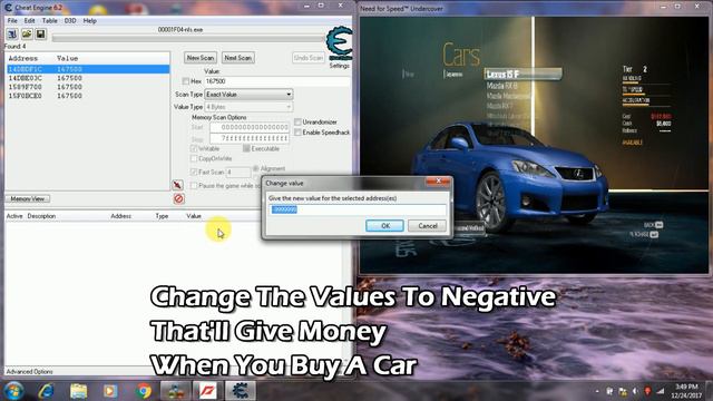 Cheat Engine Hack: Need For Speed Undercover "UNLIMITED MONEY""For All Versions"(NFSUCCE6.4) смотреть онлайн