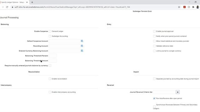 Oracle Financials Fusion - General ledger - Ledger setup смотреть онлайн