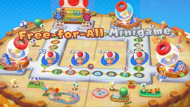 Mario Party 10 - Amiibo Party - Toad Board