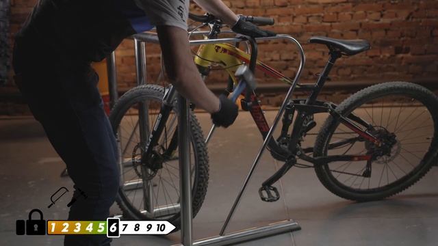 Шкала защиты от взлома велозамков RUSH смотреть онлайн