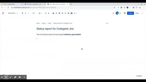 Confluence Jira Checklist