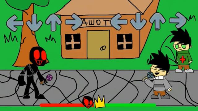 Friday night funkin vs Chernish! Animation! (By Fro froni. RUS) v1.0 смотреть онлайн