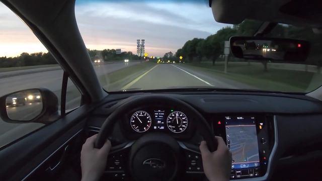 2020 Subaru Outback Onyx Edition XT - POV Night Drive (Binaural Audio) смотреть онлайн