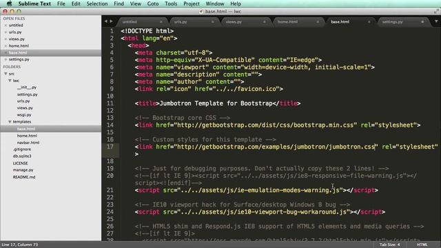 Try Django - Launch with Code - 5 of 24 - Implement Bootstrap Front End Framework to Django смотреть онлайн