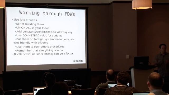 Stephen Frost: Using Postgres FDW with a sharded PostgreSQL Database смотреть онлайн