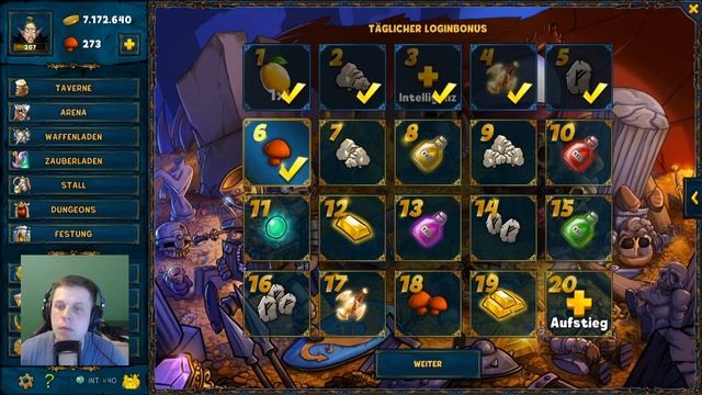Die DAILY LOGIN KALENDER ROTATION ☺ SHAKES and FIDGET Guide смотреть онлайн