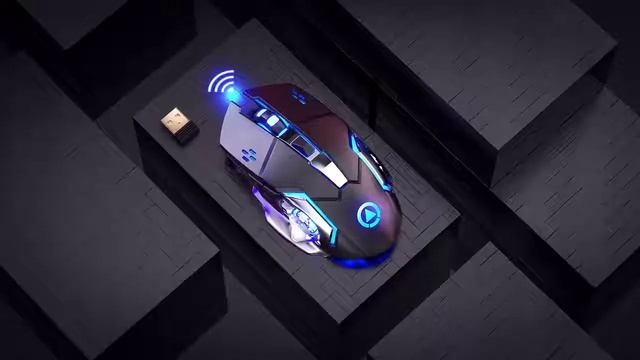 Мышь беспроводная SKY (A4) Star Black, аккумулятор, RGB смотреть онлайн