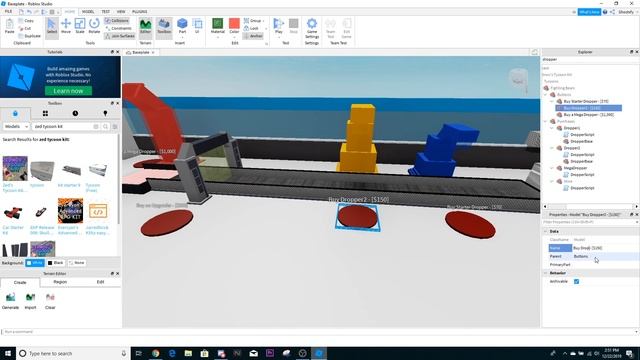 How to make a basic tycoon in Roblox! смотреть онлайн