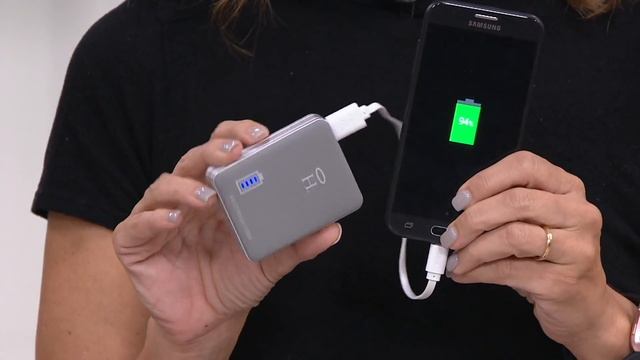 HALO Square 5200 mAh Portable Cell Phone and Tablet Charger on QVC смотреть онлайн