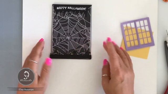 Halloween Cards //Alina Craft // Aliexpress Cardmaking // Lets Make A Card